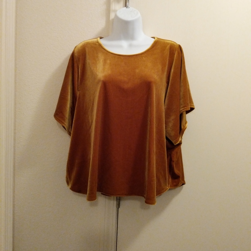 Madewell Velvet Top NWT and NWOT - Picture 2 of 9